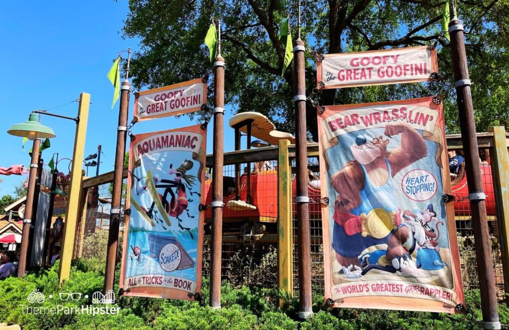 Disney Magic Kingdom Park Fantasyland Barnstormer Goofy Roller Coaster. One of the best roller coasters at Disney World.