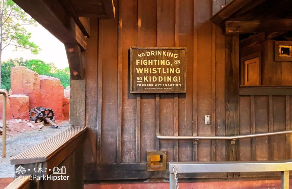 Disney Magic Kingdom Park Frontierland Big Thunder Mountain Railroad Roller Coaster