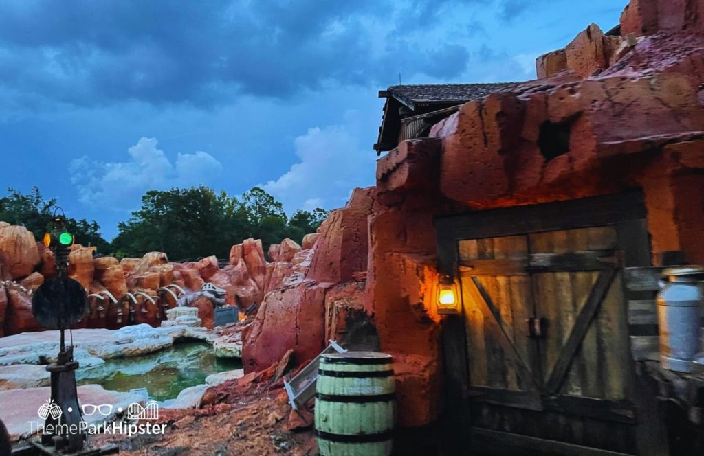 Disney Magic Kingdom Park Frontierland Big Thunder Mountain Railroad Roller Coaster