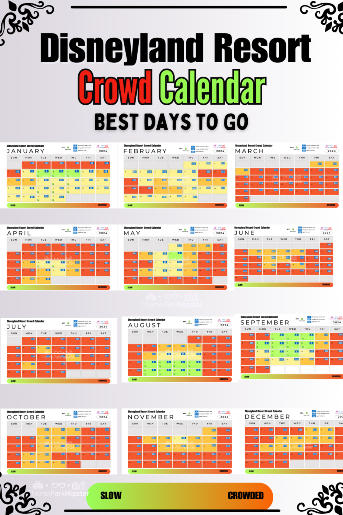 Disneyland California Adventure Crowd Calendar Best Days to Go