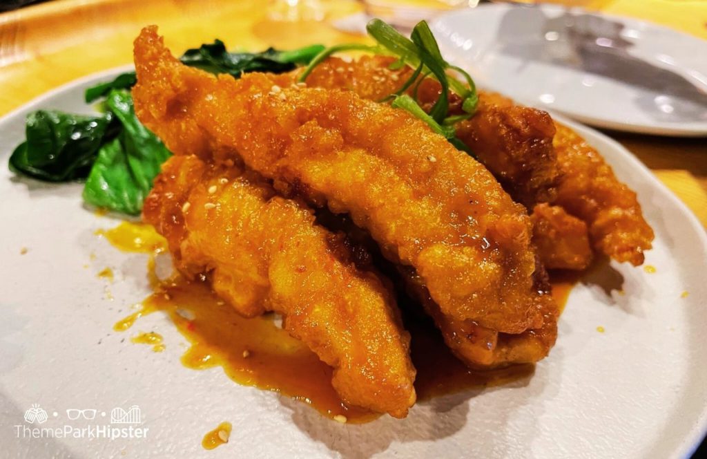 Walt Disney World Disney Springs Morimoto Asia Restaurant and Orange Chicken