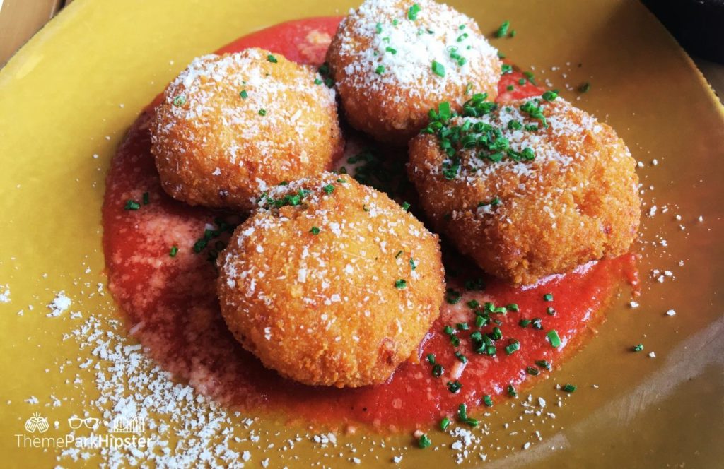 Walt Disney World Disney Springs Wine Bar George Restaurant Mac and Cheese Balls