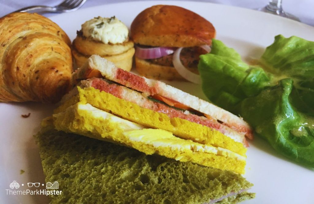 Walt Disney World Epcot Monsieur Paul Restaurant in France Pavilion sandwiches and croissant bread