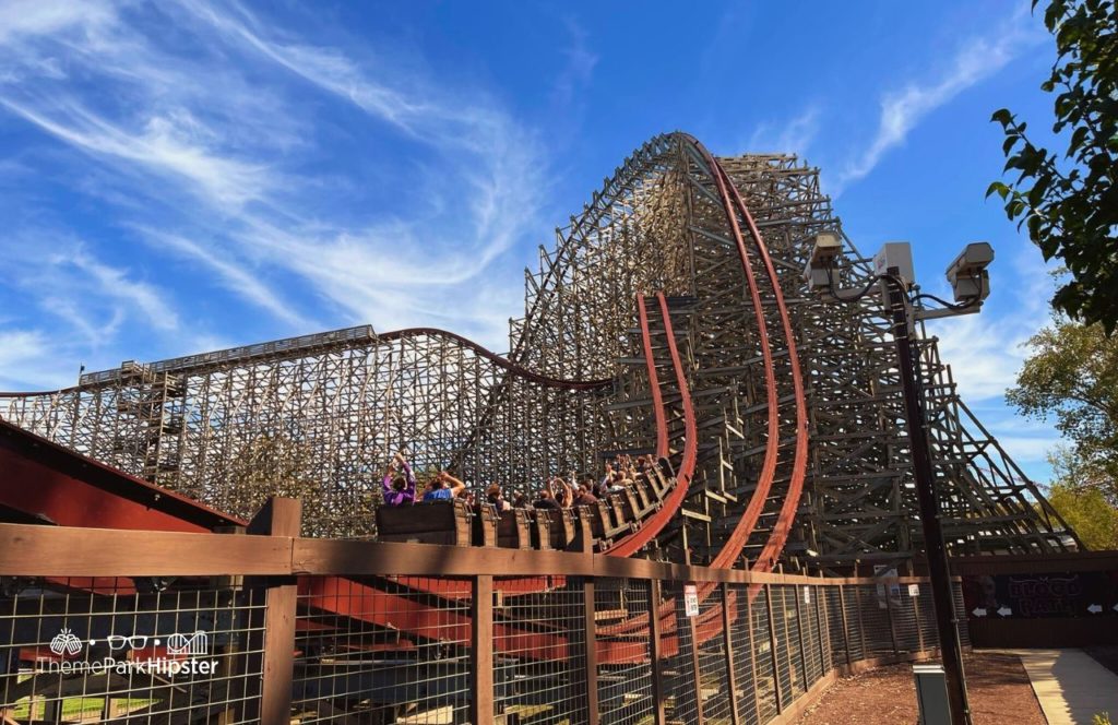 Cedar Point Amusement Park Ohio Frontier Town Steel Vengeance Roller Coaster. One of the best rides at Cedar Point.