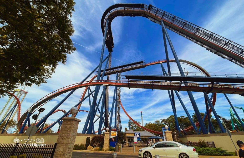 Cedar Point Amusement Park Ohio Valravn Roller Coaster Park Gate Entrance