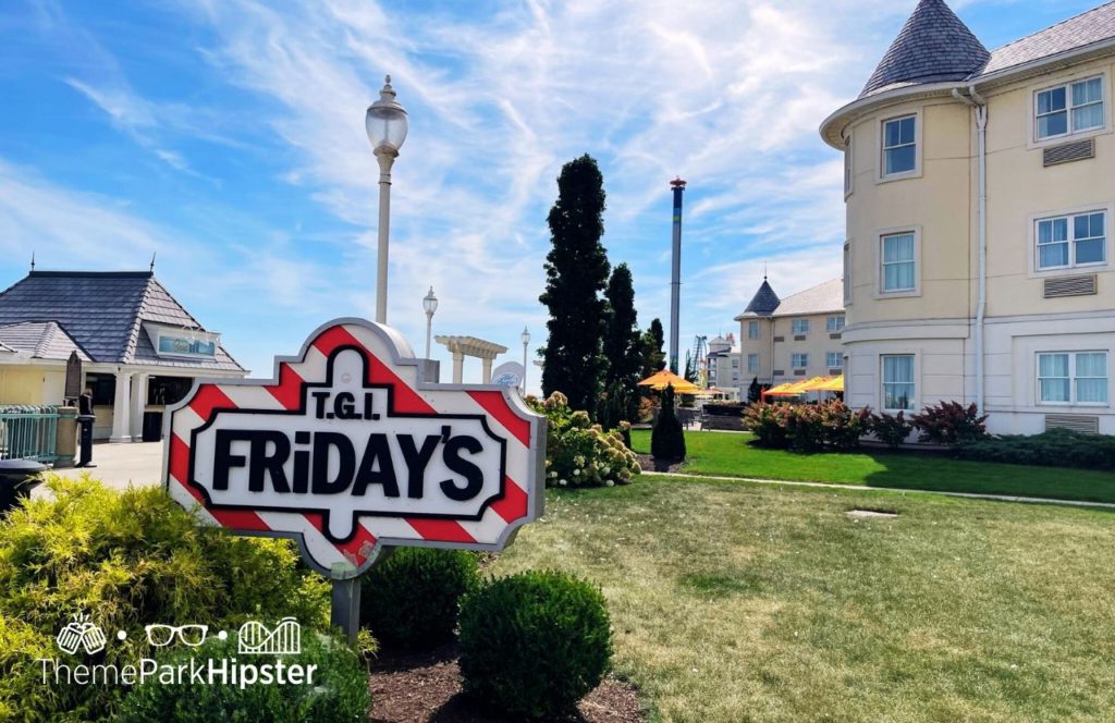 Cedar Point Ohio Hotel Breakers TGI Fridays. One of the best hotels near Cedar Point.