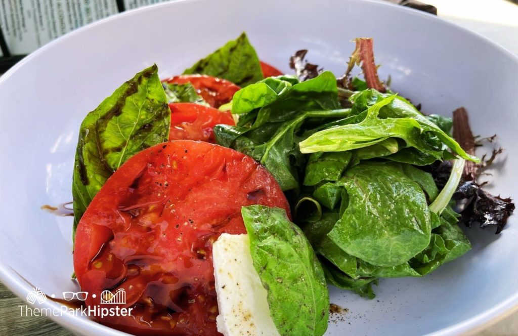 Caprese Salad Poolside food at Beech in Bonnet Creek Hilton Signia Hotel at Disney World. Keep reading to learn all you need to know about Hilton Signia Hotel at Disney World.