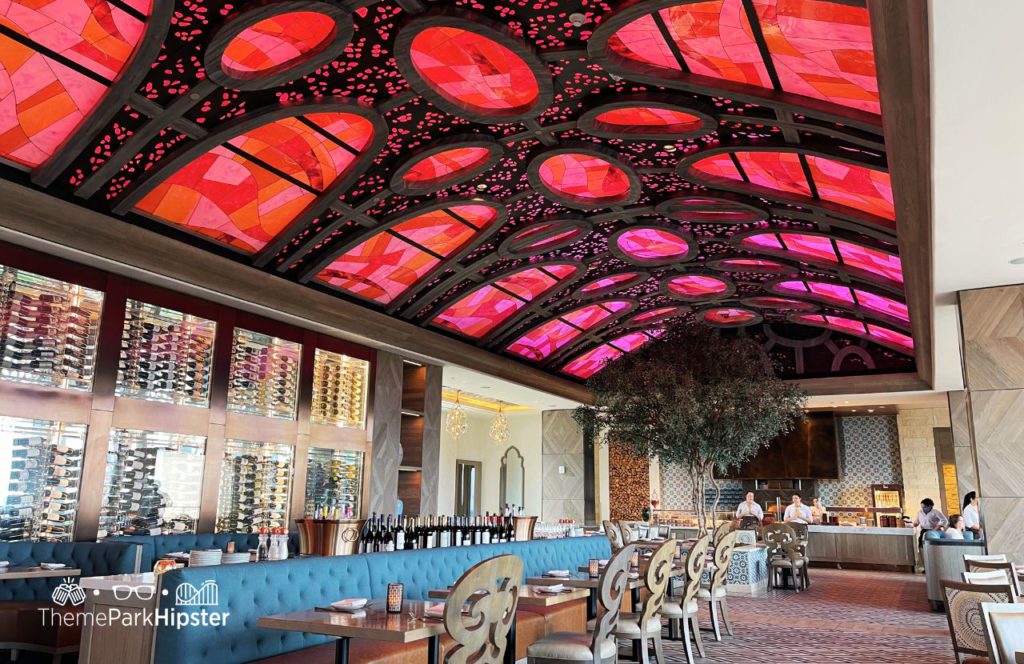 Dining Area Toledo Restaurant at Disney's Coronado Springs Resort. One of the best moderate resorts at Disney World for adults.