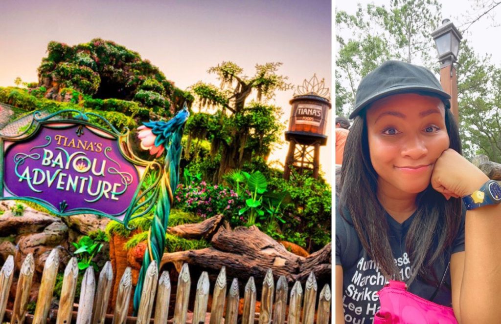 Featured Image of NikkyJ with Theme Park Hipster for Tiana's Bayou Adventure at Disney World. Keep reading to find out the best things to know before going to Walt Disney World.