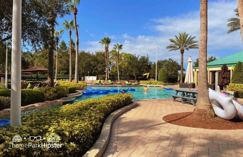 Lazy River in Pool area in Bonnet Creek Hilton Signia Hotel at Disney World (4)