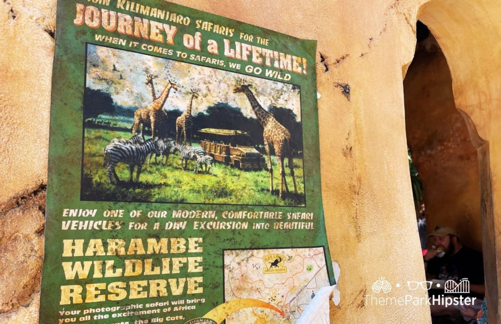 Africa Kilimanjaro Safaris Poster Disney Animal Kingdom Theme Park. Keep reading to discover how big is Disney world.