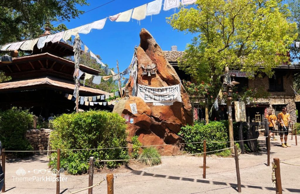 Expedition Everest Roller Coaster Ride Mountain Disney Animal Kingdom Theme Park. One of the fastest rides at Disney World.