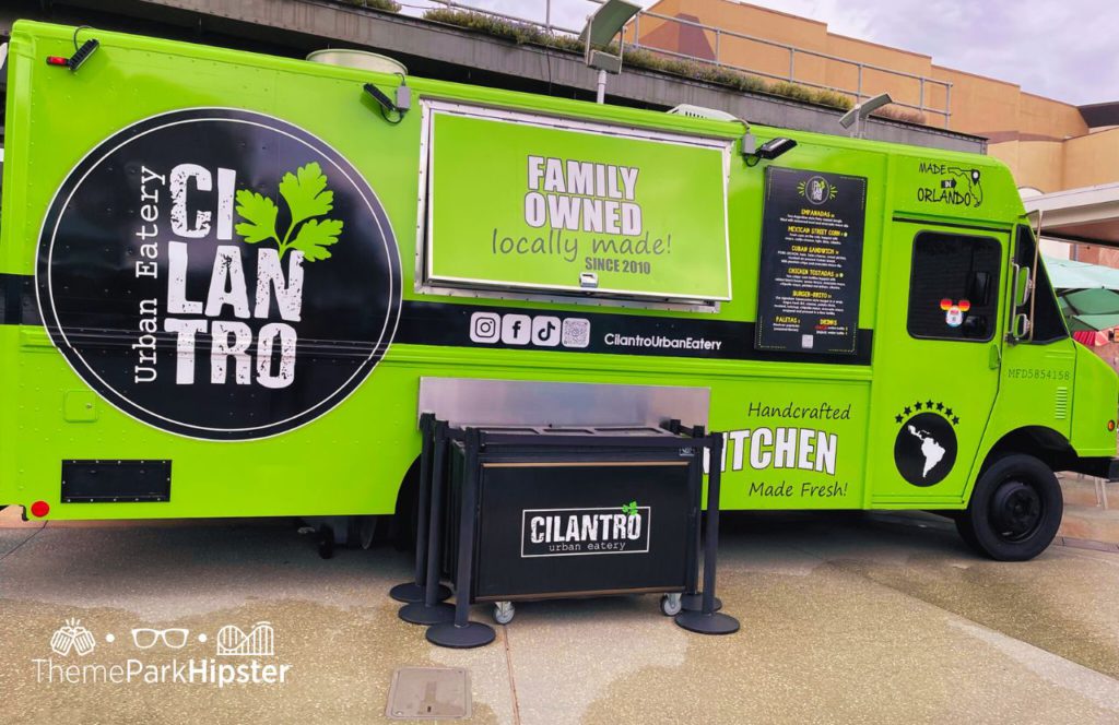 Disney Springs Food Trucks Urban Eatery Cilantro. Keep reading to learn more about the Disney Springs food trucks.