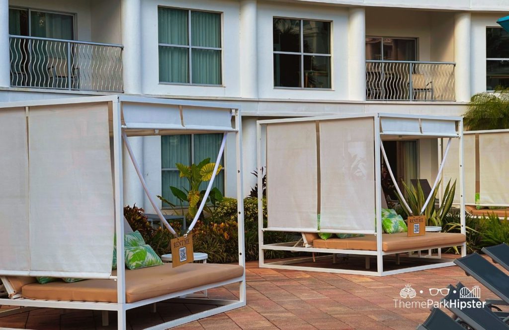 Melia Celebration Orlando Hotel Cabana in Pool Area