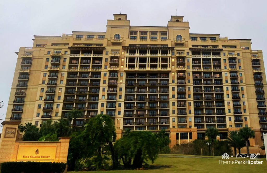 Four Seasons Resort Orlando at Walt Disney World Resort on a rainy day