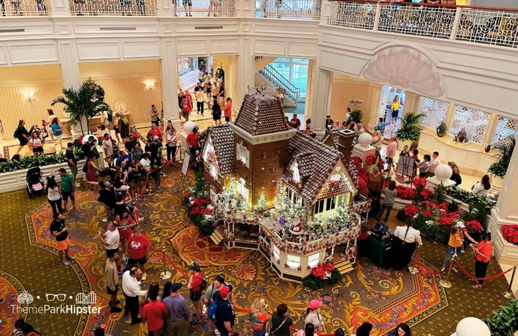 Gingerbread house at Disney Grand Floridian Resort