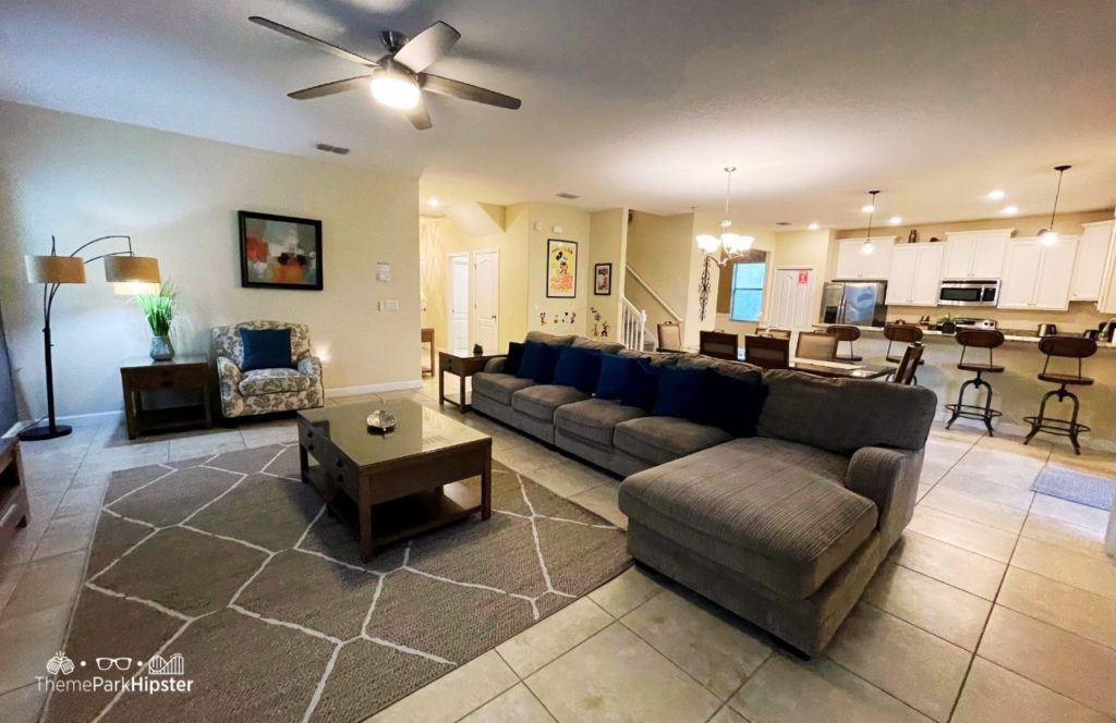 Living Room Championsgate Vacation Home Resort Rental near Disney World