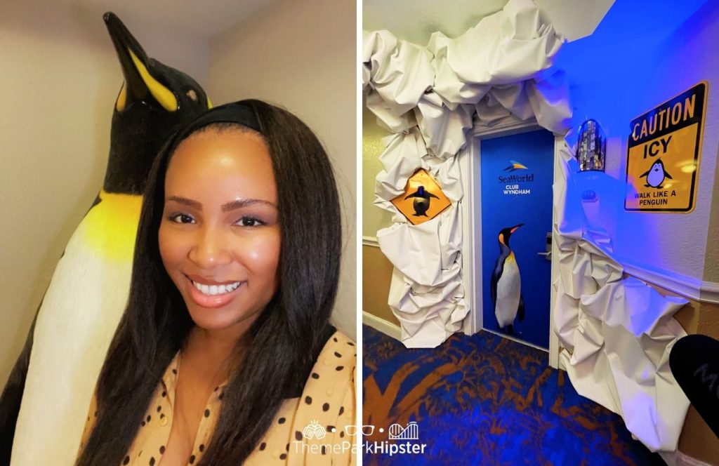 NikkyJ at SeaWorld Penguin Themed Suite at Club Wyndham Grand Resort Orlando Bonnet Creek