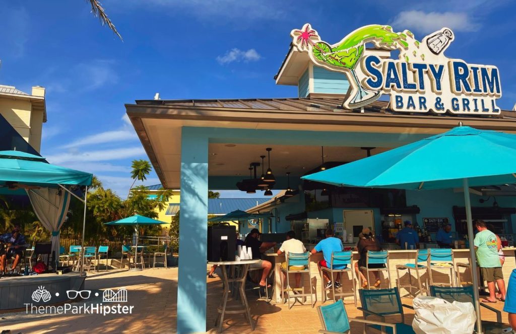 Pool Area Salty Rim Bar and Grill at Margaritaville Resort Orlando Hotel. Keep reading to find out all you need to know about staying at Margaritaville Orlando Resort Hotel.