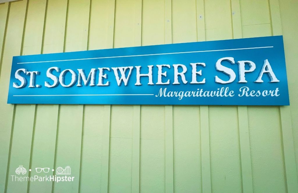 St Somewhere Spa at Margaritaville Resort Orlando Hotel. Keep reading to learn more about the best vacation best vacation ever at Margaritaville Resort Orlando near Disney World.