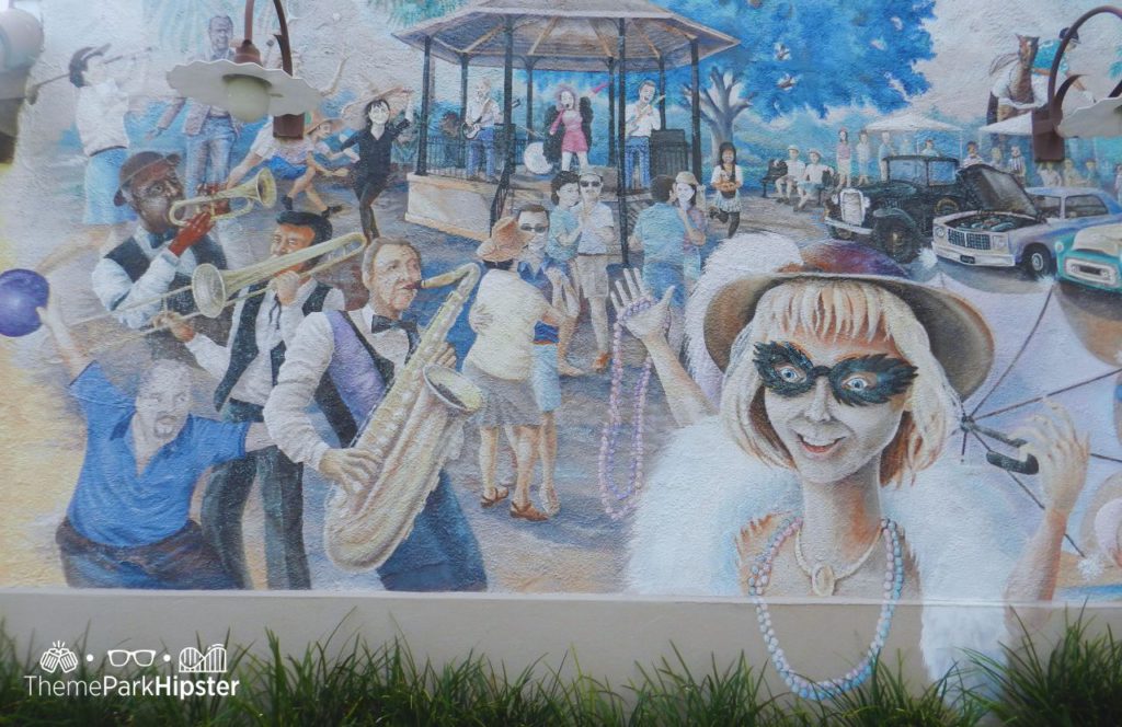 The Downtown Villages in Florida Mural. One of the best places to travel alone in Florida