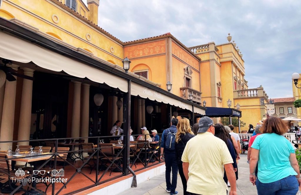 Tutto Gusto Wine Cellar and Tutto Italia in Italy Pavilion at Epcot Disney World